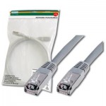 Патчкорд DIGITUS cat.5e,SF-UTP,0.5м,AWG 26/7, сірого кольору DK1531005