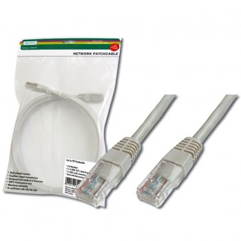 Патчкорд DIGITUS cat.5e,UTP,5м,AWG 26/7,сірого кольору DK1511050