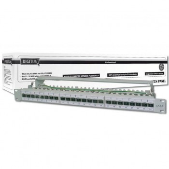 Патчпанель Digitus 19" 1 U  FTP Cat.6a  24 порта DN91624SEA