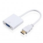 Переходник HDMI-VGA мультимедийный ST-Lab HDMI male to VGA F (U-990) белый