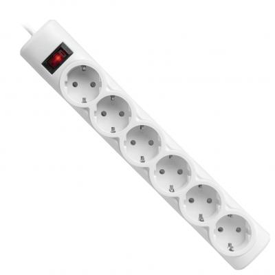 Фільтр живлення 3м Defender 153, 3 m, 6 роз, white (99490)