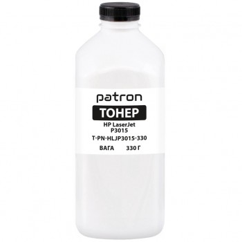 Тонер HP  LJ P3015 (CE255A/ X) PATRON (T-PN-HLJP3015-330) 330 г TPNHLJP3015330