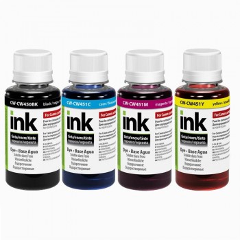Чернила CANON  ColorWay PGI-450/ CLI-451(4х100мл) BK/ С/ M/ Y ( CW-CW450/ CW451SET01 )