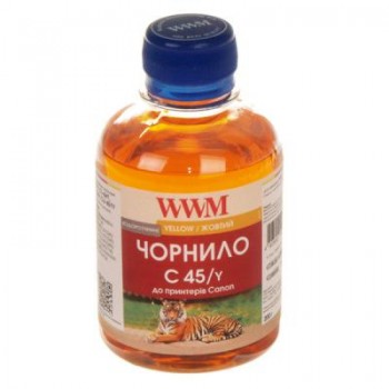 Чернила CANON  WWM CANON CL441/ 446/ CLI-451 Yellow (C45/ Y) 200г C45/Y