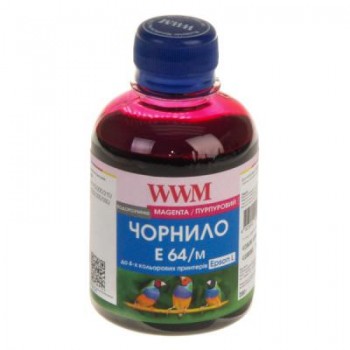Чорнило Epson  WWM EPSON L110/ L210/ L355 Magenta (E64/ M) 200г E64/M