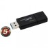 USB флеш 64GB Kingston DataTraveler 100 Generation 3 Black USB3.0, висувний конектор, пластик DT100G3/64GB