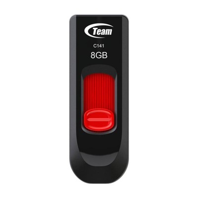 USB флеш 8GB  Team C141 Red 2.0 (TC1418GR01)