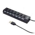USB-хаб GEMBIRD 7 port USB 2.0 (UHB-U2P7-03)