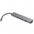 USB-хаб Vinga Type-C to 4K HDMI+2*USB3.0+GigabitLAN+SD+2*PD alum (VCPATC2U3CRLNHIPDGR)