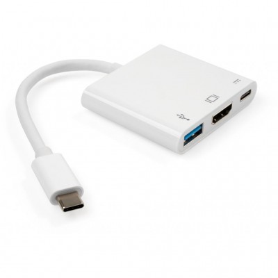 USB-хаб Vinga Type-C to HDMI+USB3.0+Type-C PD (VCPATC2HDMIUSBPDWH)