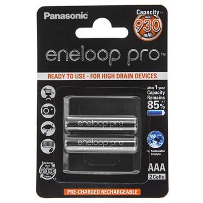 Аккумулятор AAA Panasonic Eneloop Pro AAA 930 mAh 2BP (BK-4HCDE/2BE)