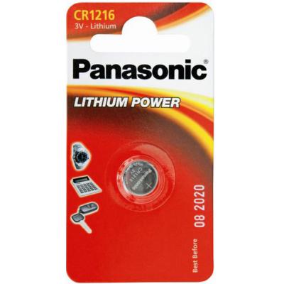 Батарейка Panasonic  CR 1216 BLI 1 LITHIUM CR1216EL/1B