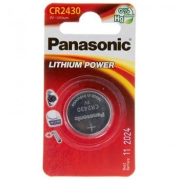 Батарейка Panasonic  CR 2430 BLI 1 LITHIUM CR2430EL/1B