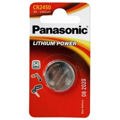 Батарейка Panasonic  CR 2450 BLI 1 LITHIUM CR2450EL/1B