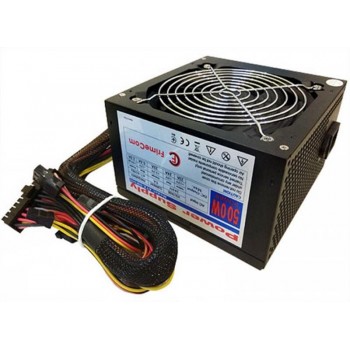 Блок живлення FrimeCom SM500R 500W, 12см, PCI-E, без кабеля питания