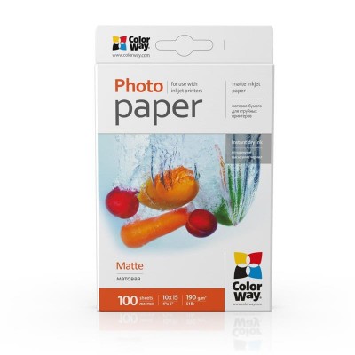 Бумага 10x15  ColorWay (ПМ190-100) (PM1901004R) PM1901004R
