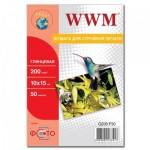 Бумага 10x15  WWM (G200.F50) G200.F50