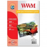 Бумага 10x15  WWM (G260N.F20/ / G260N.F20/ C) G260N.F20//G260N.F20/C