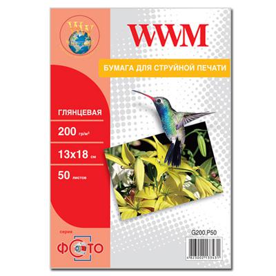 Бумага 13x18  WWM (G200.P50) G200.P50