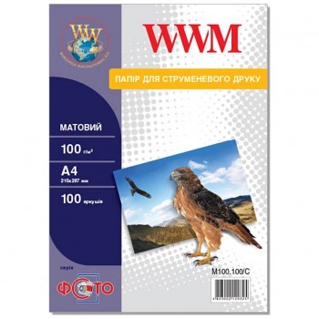 Бумага A4  WWM (M100.100/ / M100.100/ С) M100.100//M100.100/С