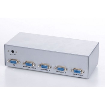 Видеосплиттер Gembird GVS124 1ПК - 4 монитора