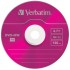 Диск DVD+R  W Verbatim 4.7Gb 4x SlimCase 5шт Color (43297) 43 297