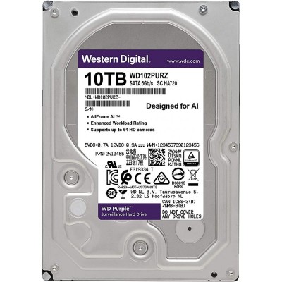 Жорсткий диск 3.5" 10TB Western Digital (WD102PURZ)