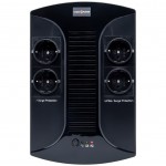 ДБЖ LogicPower 650VA-PS, Lin.int., AVR, 4 x евро, пластик