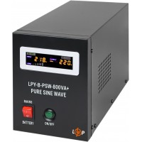 ДБЖ LogicPower LPY-B-PSW-800VA+ (560Вт)5A/15A, с правильной синусоидой 12V