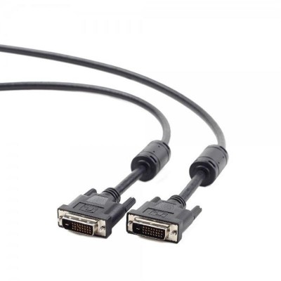 Кабель DVI-DVI  24+1pin, 1.8m Cablexpert (CC-2-BK-6) CCDVI2BK6