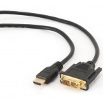 Кабель DVI-HDMI 18+1pin M, 3.0m Cablexpert (CC-HDMI--10) CCHDMIDVI10