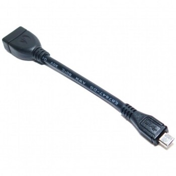 Кабель micro USB OTG EXTRADIGITAL OTG USB 2.0 AF - Micro USB M, 0.1m, 28 AWG, Hi-Speed (KBO1623)