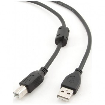Кабель USB2.0 1.8m AM/BM ferrite core GMB CCF-USB2-AMBM-6