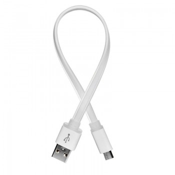 Кабель USB 2.0 AM to Micro 5P 0.25м White ColorWay (CW-CBUM-MUM25W)