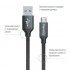 Кабель USB 2.0 AM to Micro 5P 1.0m black ColorWay (CW-CBUM002-BK) ГАРАНТИЯ 12 мес.