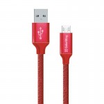 Кабель USB 2.0 AM to Micro 5P 1.0m Red ColorWay (CW-CBUM002-RD)