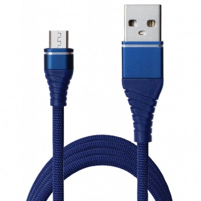 Кабель USB 2.0 AM to Micro 5P 1.2m 2A Blue Grand-X (NM012BL)