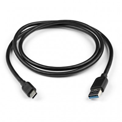 Кабель USB 3.0 Type-C to AM 1.0m Vinga (VCPDCAM30TC1BK)