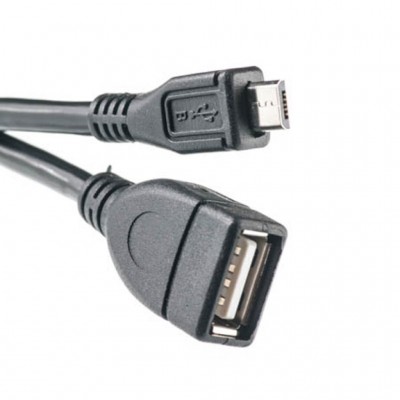 Кабель USB2.0 10cm AF -> Micro 5P OTG Atcom 0,1м (подходит для смартфонов)
