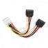 Кабель питания Molex to 2xSATA power 0.3m Cablexpert (CC-SATA-PSY-0.3M)