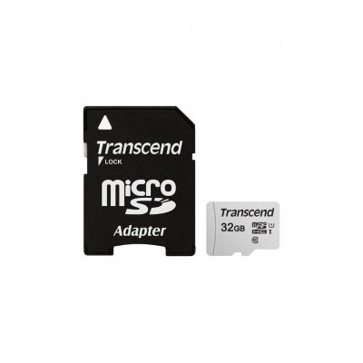 Карта пам'яті TRANSCEND microSDHC 300S 32GB UHS-I U1 + ad (TS32GUSD300S-A)