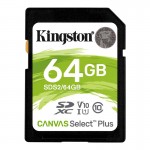 Карта пам'яті Карта пам'яті 64GB SDXC Canvas Select Plus 100R C10 UHS-I U1 SDS2/64GB Kingston (SDS2/64GB)