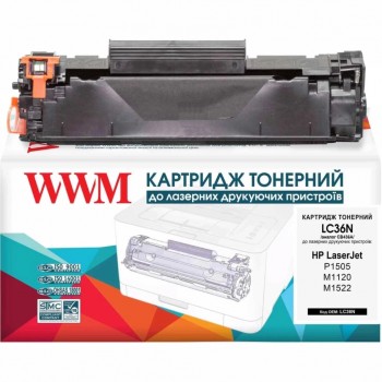 Картридж HP  WWM для LJ P1505/ M1120/ 1522
