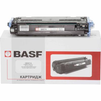 Картридж для HP CLJ 1600/2600/2605 аналог Q6001A Cyan (KT-Q6001A) BASF