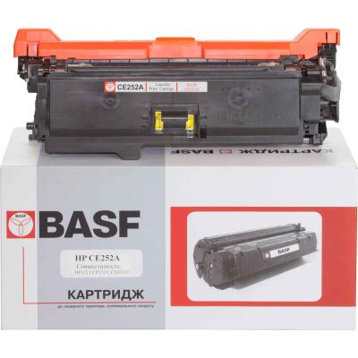 Картридж для HP CLJ CM3530/CP3525 аналог CE252A Yellow (KT-CE252A) BASF