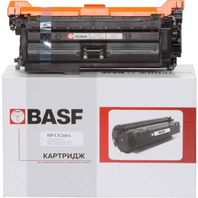 Картридж для HP CLJ CP4025dn/4525xh аналог CE260A Black (KT-CE260A) BASF