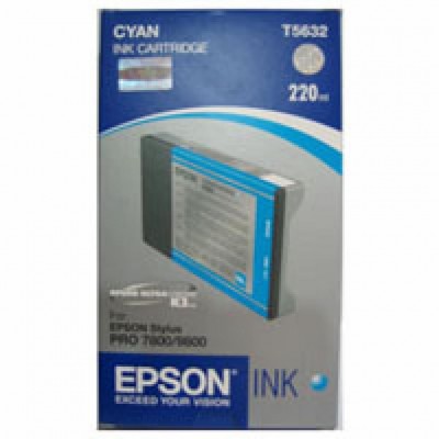 Картридж оригинал. струйн. EPSON  StPro 7800/ 7880/ 9800/ 9880 cyan, 220мл C13T603200