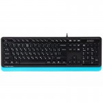 Клавіатура A4Tech FK10 Black/Blue USB