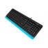 Клавіатура A4Tech FK10 Black/Blue USB