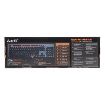 Клавіатура А4Tech KV-300H Grey/Black USB